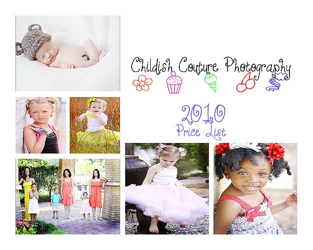 Childish Couture Photography: Session Information