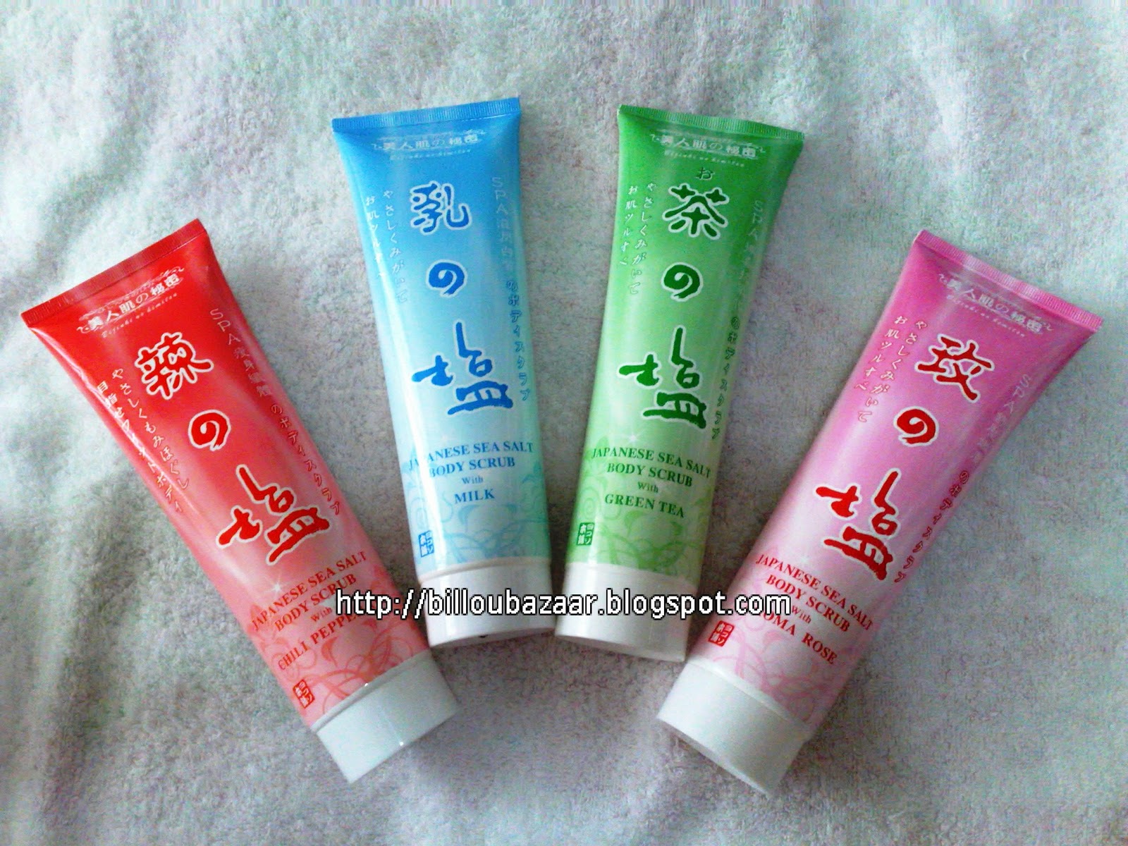 Billou Bazaar Japanese Sea Salt Body Scrub