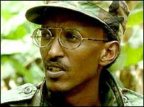 Paying wages to Kagame’s guerrilla fighters from Ugandan and British taxpayer’s money.