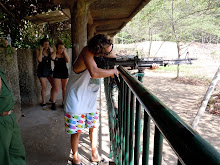 Shooting the M60 at Cu Chi