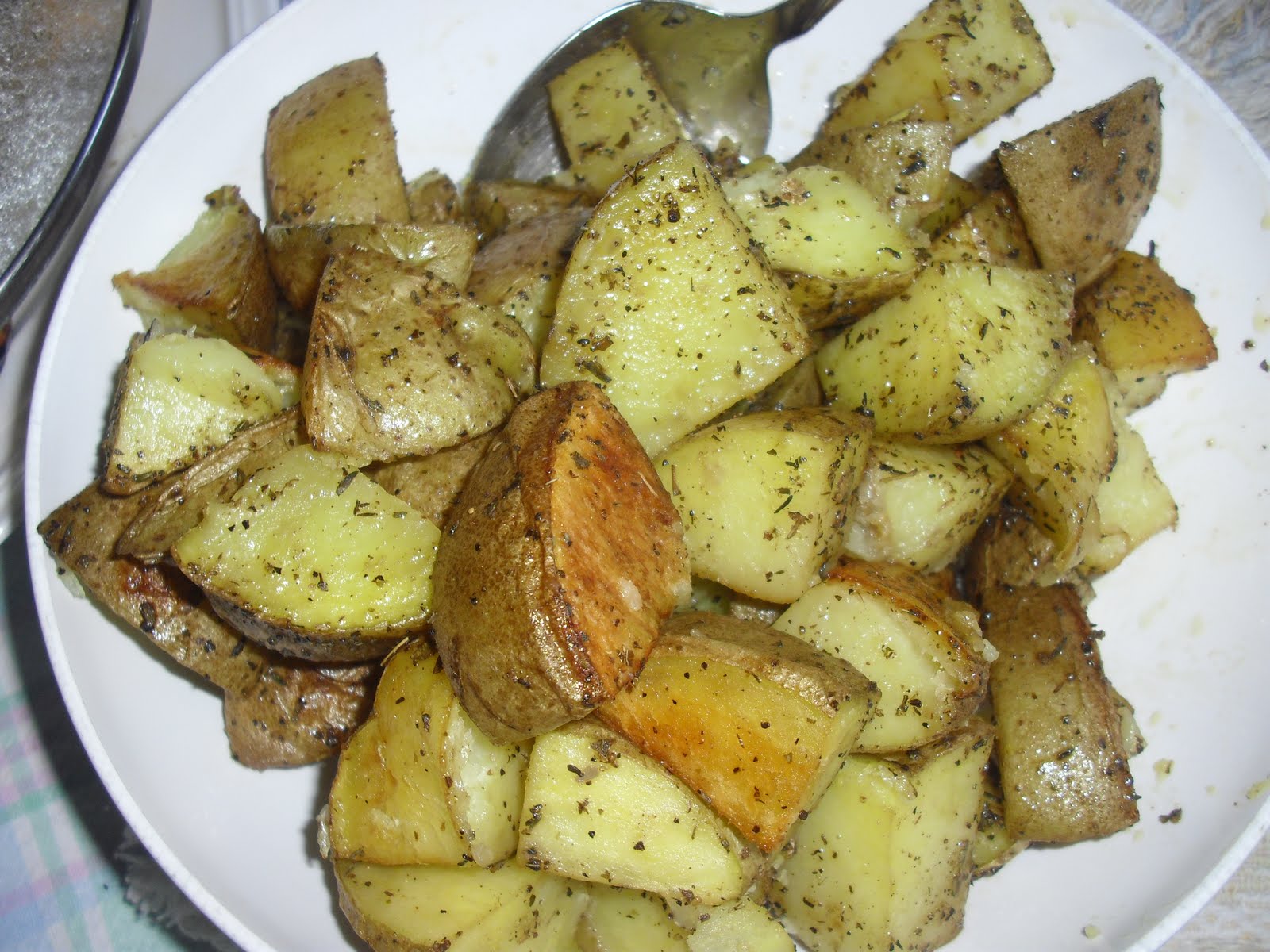 Just Like Mom's Italian Seasoned Potatoes for lazy people