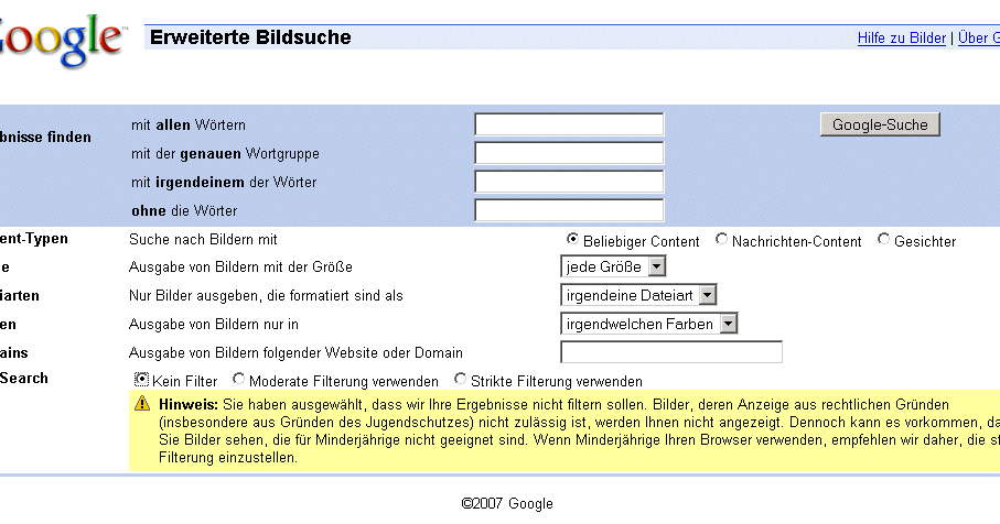 Schieflage Google Bildersuche Zensur Fur Deutsche Nicht Mehr Abschaltbar