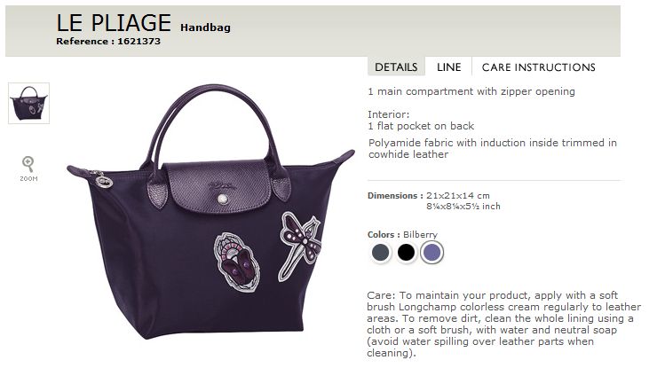 longchamp butterfly limited edition