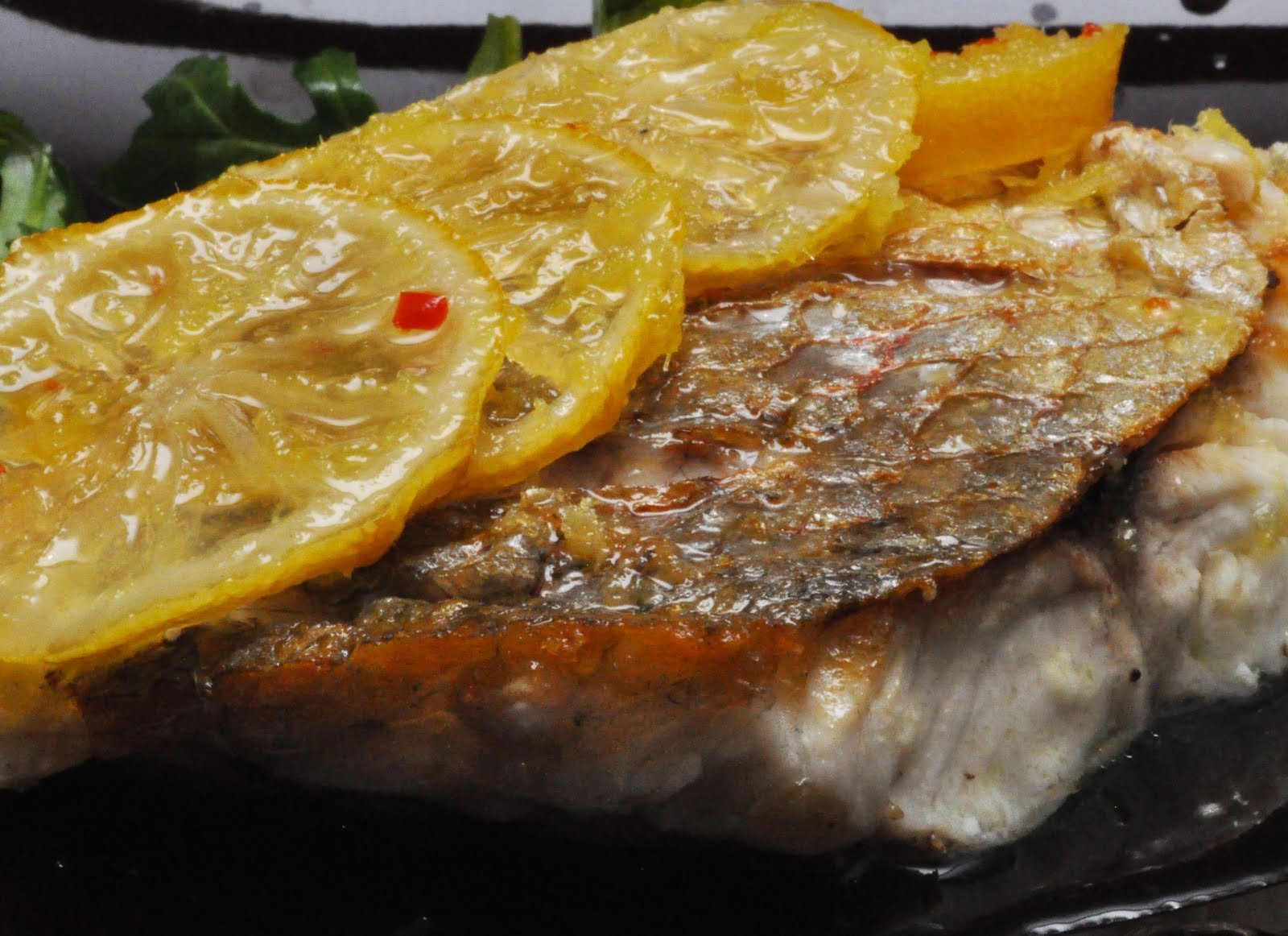 The Recipe Diva Panfried Snapper with Caramelized Lemons