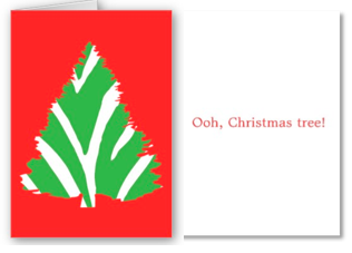 ZEBRA-TREE CARD