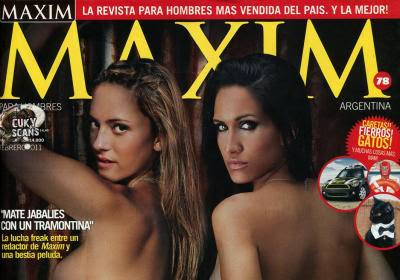 Ariana Fiorentino Rocio Gancedo Maxim Febrero 2011 Tapa