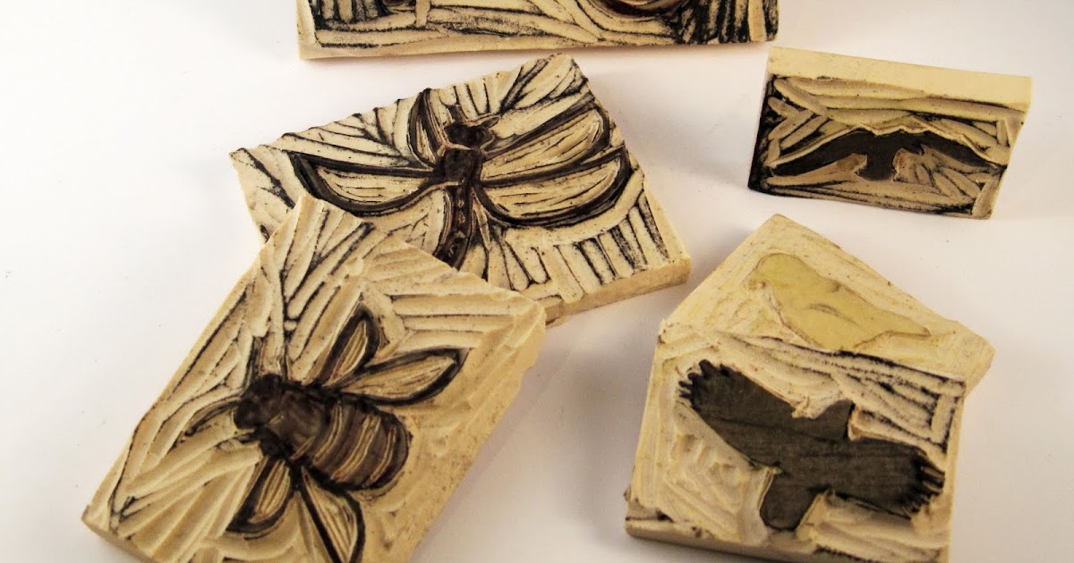 Crafty Redhead Rubber Stamp Carving via The WonderCraft