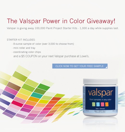 The Life Challenge: FREE Paint From Valspar!!