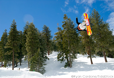 Triple Air Show, snowboard