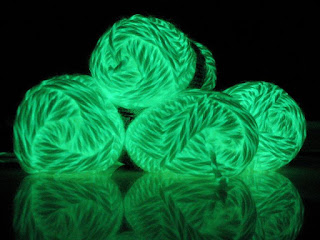 Bernat Glow in the Dark yarn