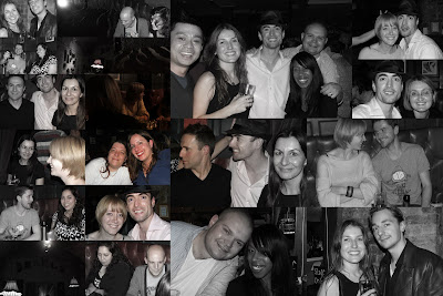 A collage of the lovely people at my goodbye drinks A collage of the lovely people at my goodbye drinks