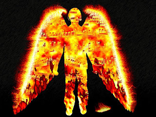 Fire Music Angel wallpaper and photo