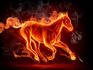 Fire Horse wallpaper