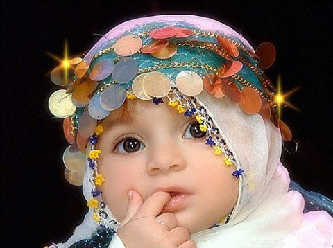 Baby Images Girl on Muslim Kids Babies Wallpapers