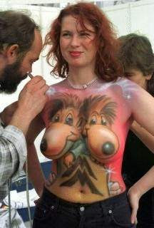 Best Body Painting Breast