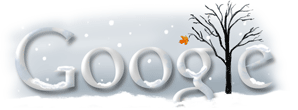 Google logo first day of winter