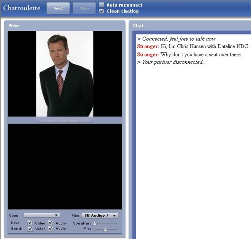 Chatroulette Screenshots