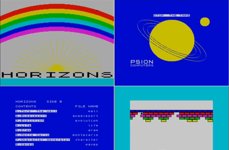 ZX Spectrum Games ZX Spectrum Game Horizons ZX Spectrum