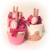 Valentines Shabby Chic Felt Cakes Food Art