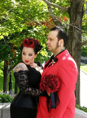 Wedding Cabaret ): Real Wedding: Shanah & Jerry's Gothabilly Wedding