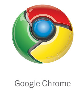 Logo di Chrome a sfera con contorno giallo, rosso e verde e un centro blu.