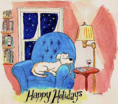 Critic-at-large Moe's holiday card