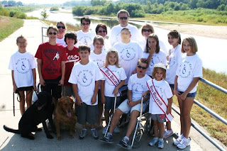 Miss Wisconsin, NAM, Special Olympics, ARC, Walk and Roll, Miss 2010, Miss 2009, Special Needs Adults, wheelchair, walk-a-thon, fundraiser, charities, NAmiss, Food Drive National American Miss, Breanne Maples