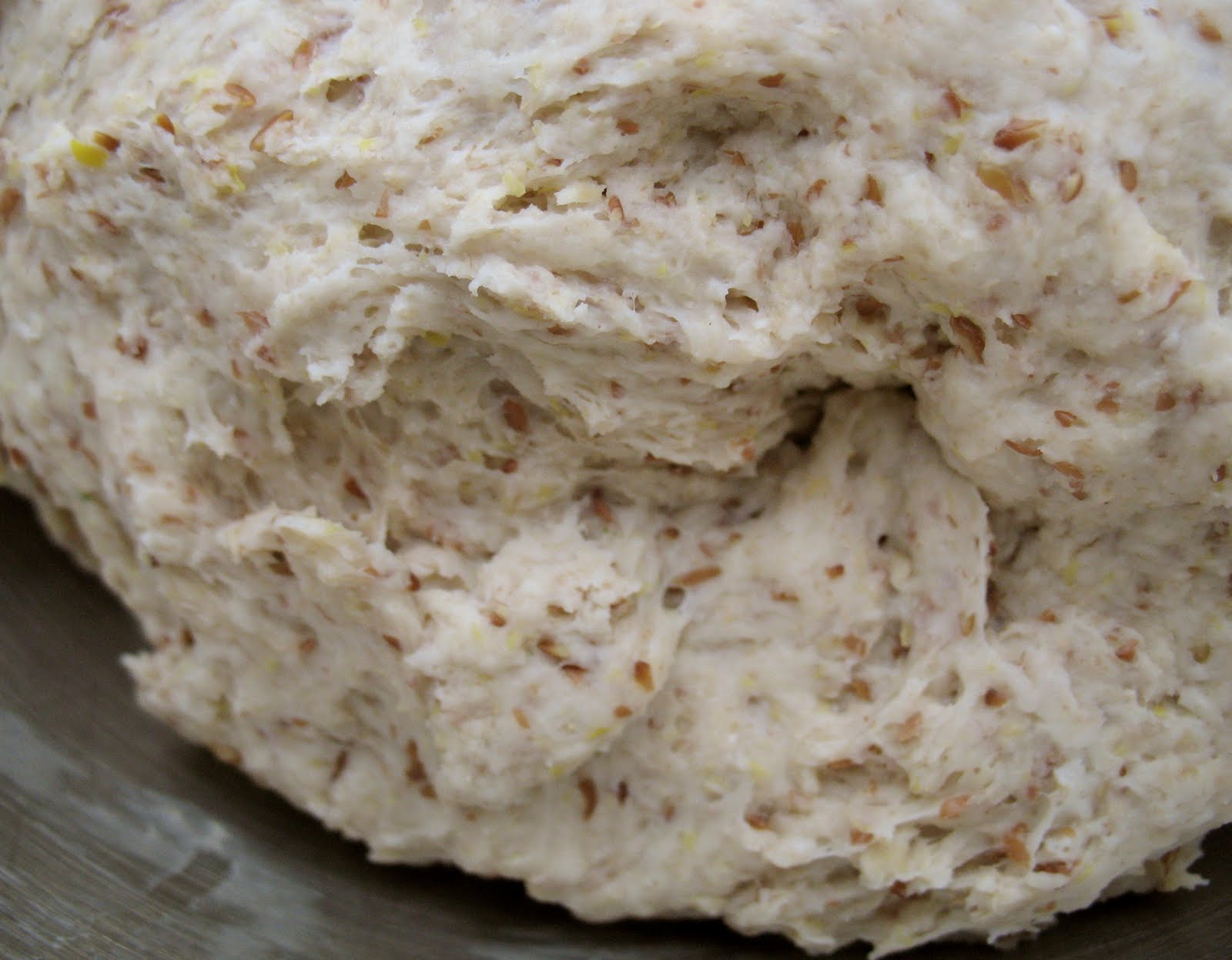 Honey Oatmeal Flax Bread Recipe mostly foodstuffs