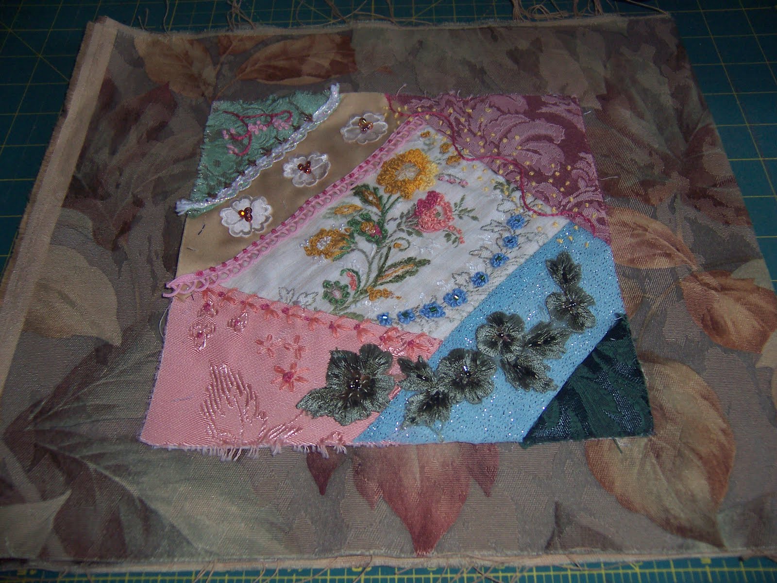 Quilts And Art By Cheryl Crazy Quilt Pillow