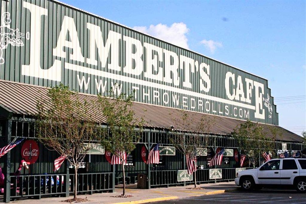 Polka Dots & Prayers Lambert's Cafe Throw Me a Roll