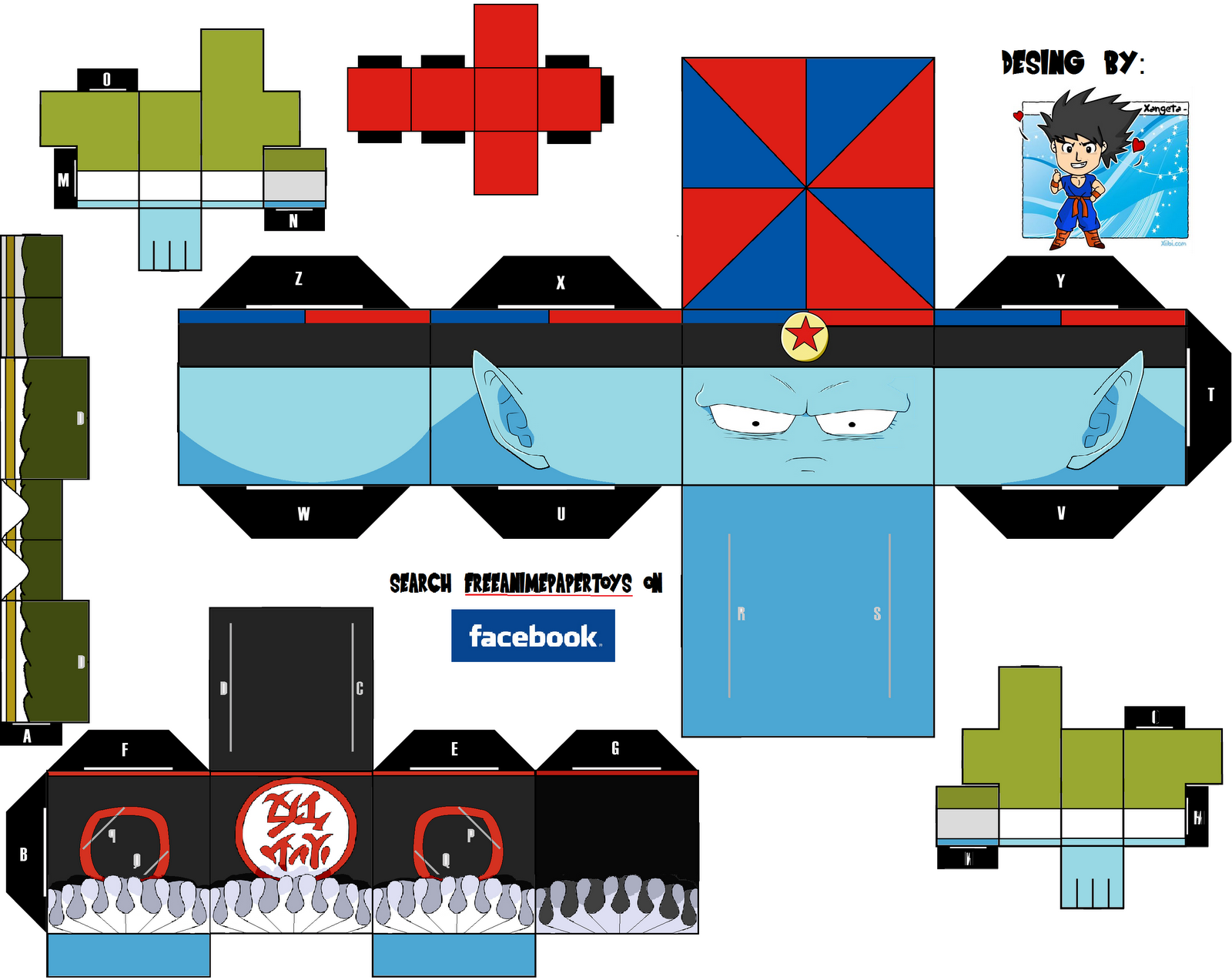 Goku y todos sus amigos en Cubeecraft Goku y todos sus amigos en Cubeecraft