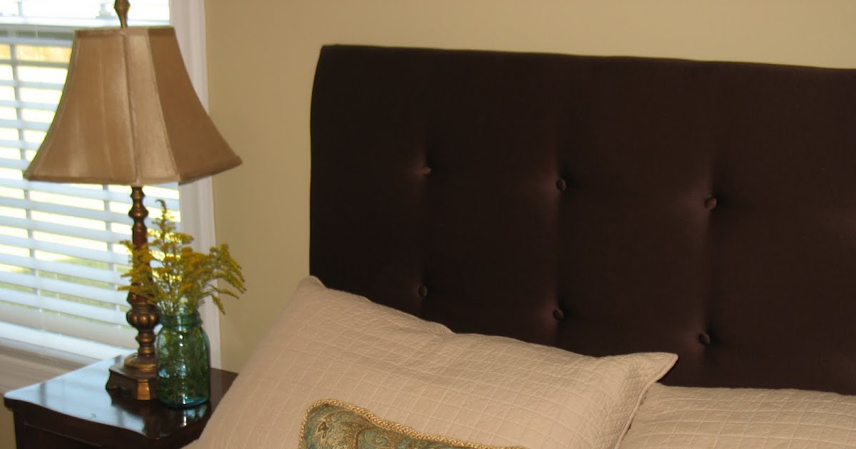 Not Just Decorating Simple, Chic Upholstered Headboard