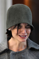 Katie Holmes cries
