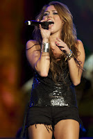 Miley Cyrus in concert Miley Cyrus in concert