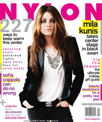 Hot Mila Kunis in Nylon Magazine