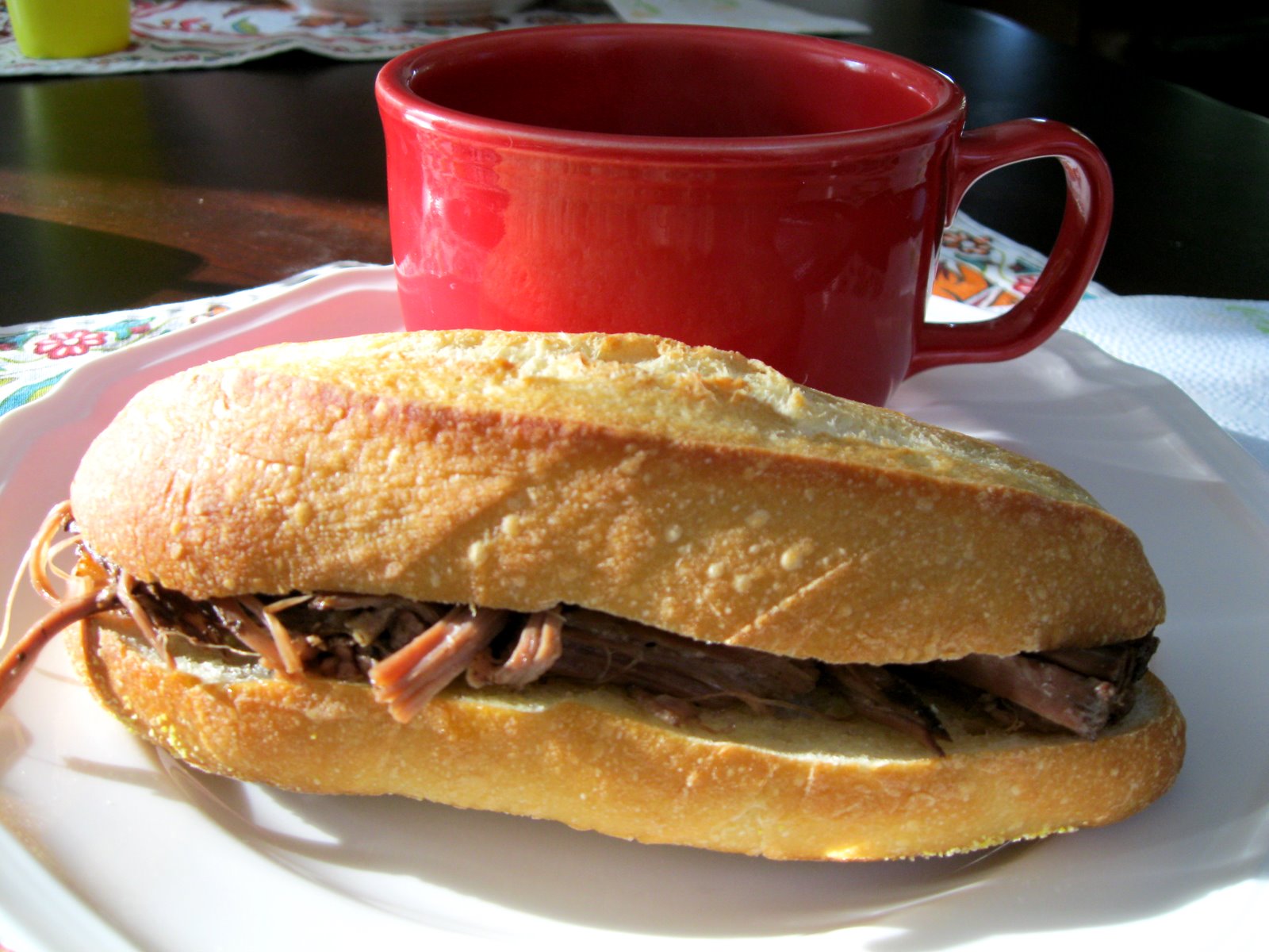 Shea Lennon Dinner Last Night Beef Dip Sandwiches