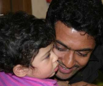 surya playing with his child surya playing with his child
