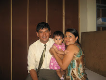 Pastor Jack Alzamora Gonzales, su esposa Karola Díaz Abarca y su Pequeña bebé Celeste Iana