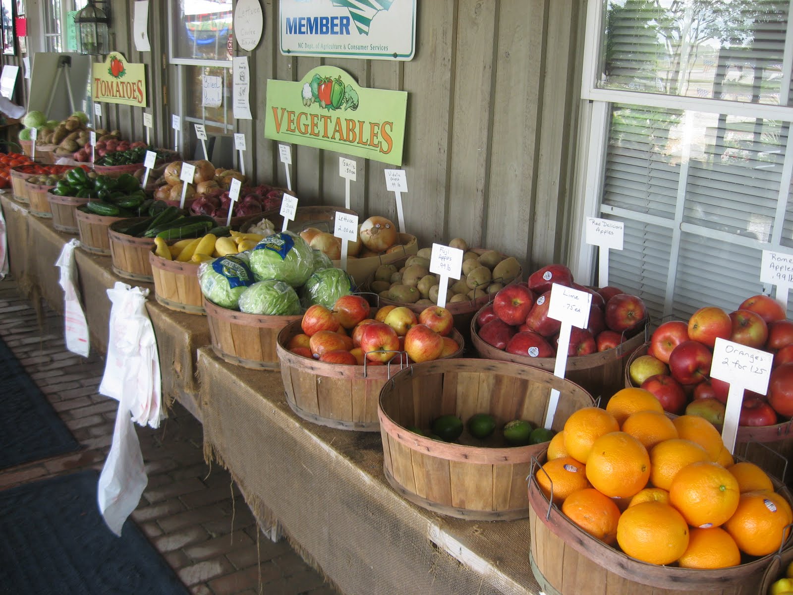 Village Farmers Market Store on Hwy 42 in Clayton sells, well