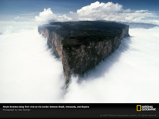 Mount Roraima, Venezuela, Brazil and Guyan