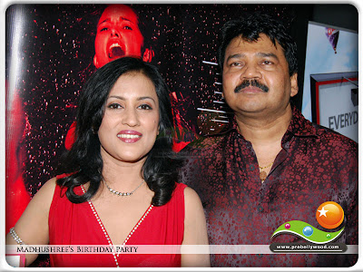 Bollywood singer Madhushree with her husband Music Director Robby Badal