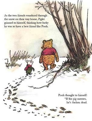 Pooh and Piglet cartoon, click to enlarge