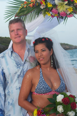 Bikini Bride at Grand Cayman Beach Wedding - image 7 Bikini Bride at Grand Cayman Beach Wedding - image 7