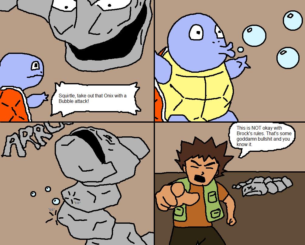brock has eyes
