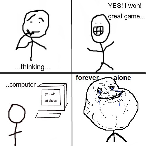 Forever Alone Text