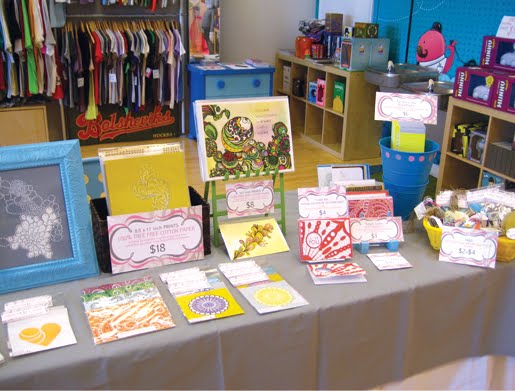 Paper Squid at Pink Ghost Mini Market