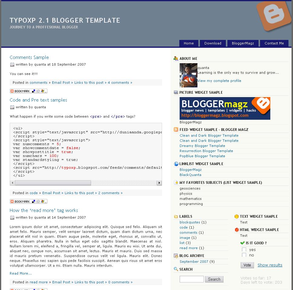 [TypoXP+2.1+Blogger+Template.JPG]