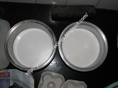 Thick and thin coconut milk