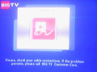 Big TV Check your Cable Connection