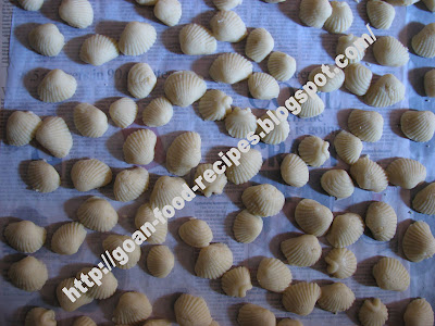 Moulded Milk Cream kept for drying